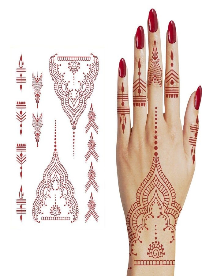 Komstec Mandala Design Mehndi Sticker For Women, Girls & Bride - Image 1